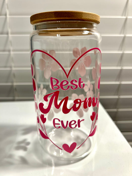 UVDTF Mother’s Day Glass cans