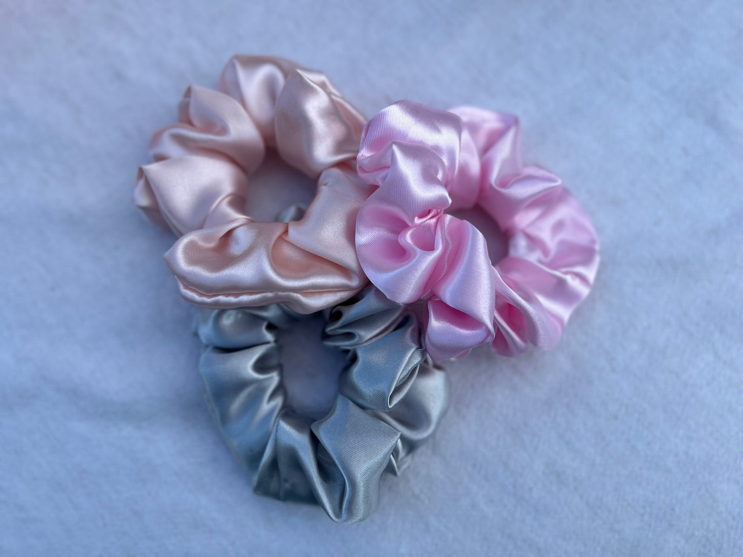 Silk scrunchies